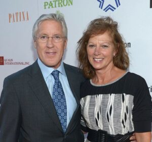 Pete Carroll With His Wife