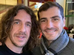 Iker Casillas and Carles Puyol