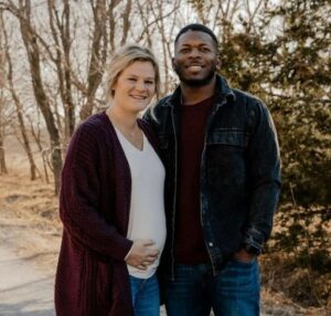 Tommy Armstrong Jr. with his wife