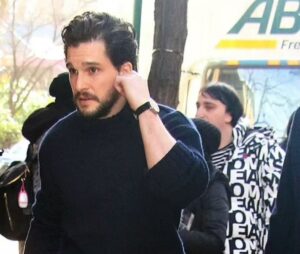 Kit Harington during 'Baby Ruby' promotion