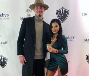 Paxton Lynch with his wife