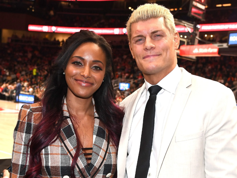 Cody Rhodes Romantic Journey The Inside Scoop On How He Met His Wife   Cody Rhodes Wife Brandi Rhodes 5 768x576 