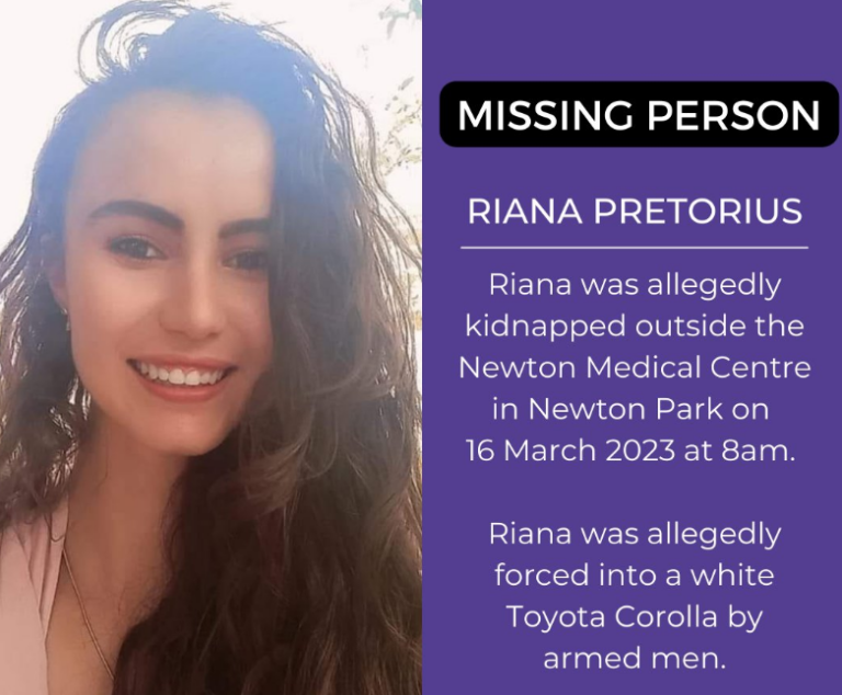 Riana Pretorius Still Missing