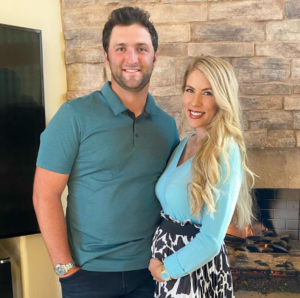 Jon Rahm and Kelley Cahill