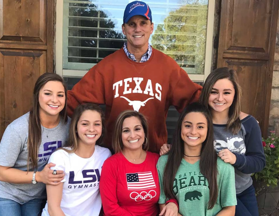 Mary Lou Retton With Shannon Along With Four Daughters 