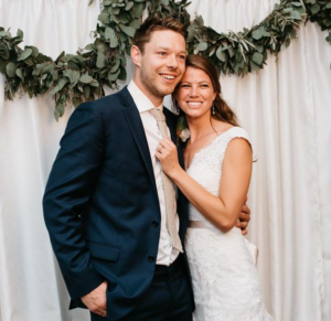 Matthew Dellavedova and Anna Schroeder