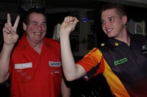 Richie George with his father Bobby George