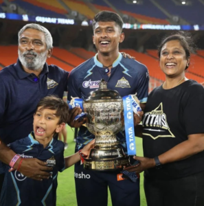 Sai Sudharsan and his Family