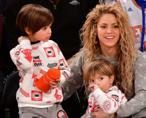 Shakira and Her Kids