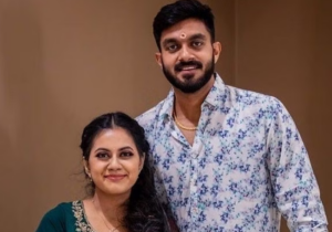 Vijay Shankar and wife Vaishali Visweswaran