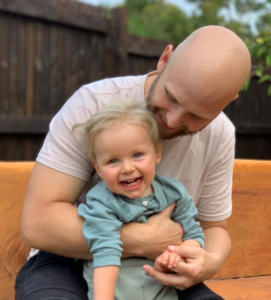 Ablett JNR with his Son