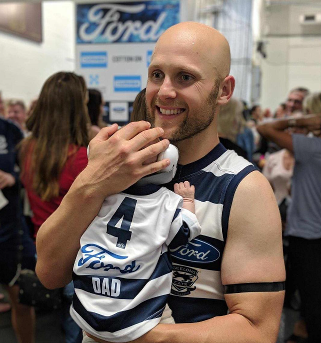 Ablett JNR with his Son