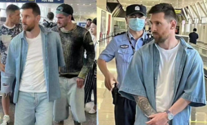 Lionel Messi Airport Trouble