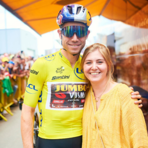 Wout Van Aert and His Wife