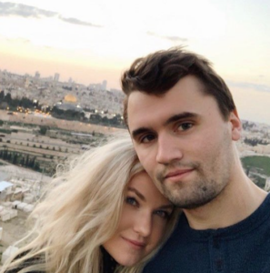 Charlie Kirk and his Wife