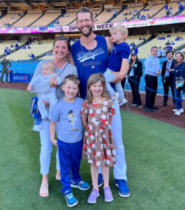 Clayton Kershaw and his Family