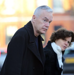 Huw Edwards and his Wife