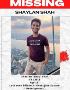 Shaylan Shah Missing