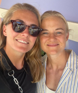 Pernille Harder and Magdalena Eriksson