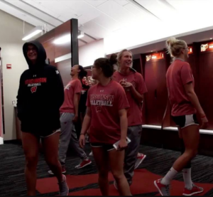 Wisconsin Volleyball Locker Room 