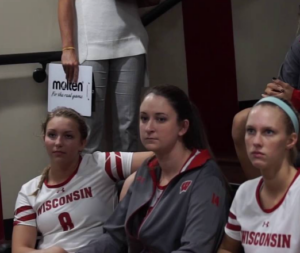 Wisconsin Volleyball Locker Room 