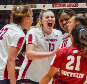 Wisconsin Volleyball Locker Room 