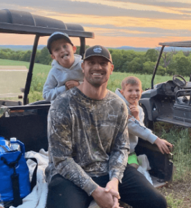 Chris Long with his Sons 