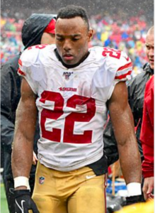 Matt breida in his sports gear.