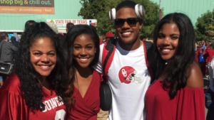 Sterling Shepard and his sisters.