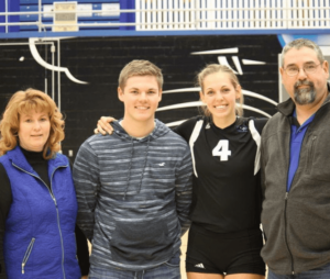 Andrew Saalfrank with His Family