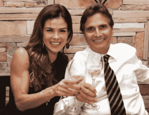 Nelson Piquet and Viviane Souza