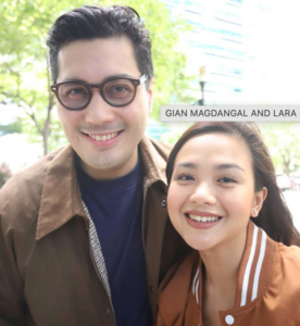 Gian Magdangal and Lara Maigue