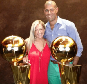 Shane Battier and his Wife