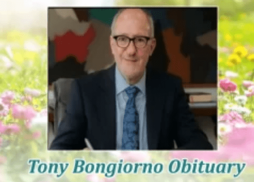 Tony Bongiorno Obituary