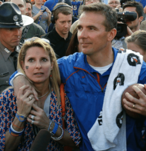Urban Meyer and His wife 