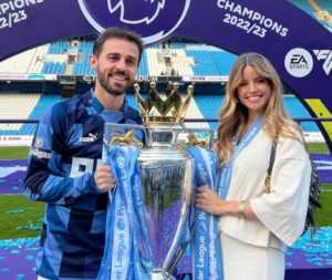 Bernardo Silva and Wife Ines Tomaz