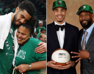 Jayson Tatum With His Parents