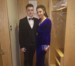 Matty McGuigan with his girlfriend, Clodagh Corr
