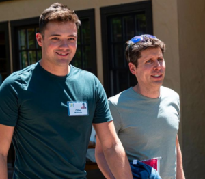 Sam Altman And  Oliver Mulherin