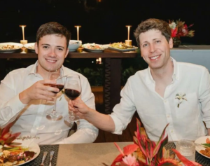 Sam Altman And  Oliver Mulherin