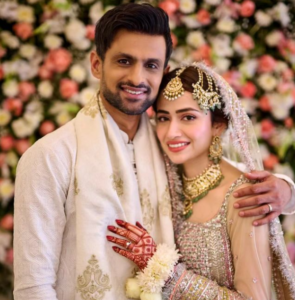 Shoaib Malik And Sana Javed