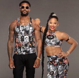 Bianca Belair and Montez Ford