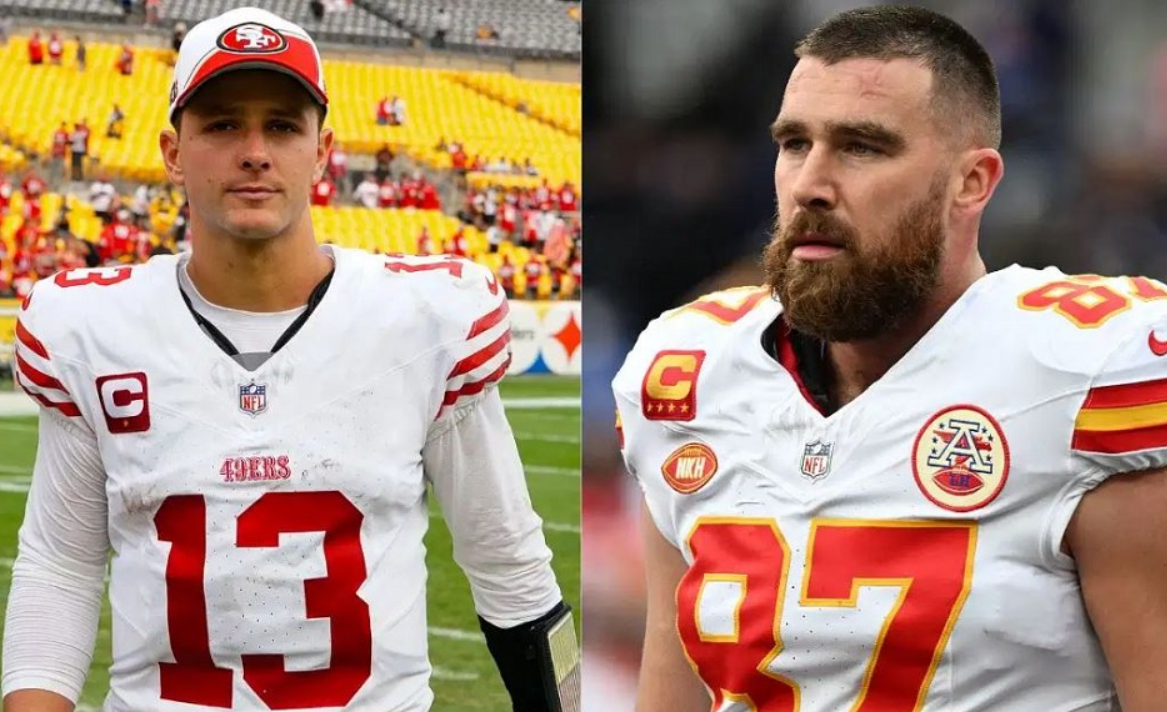 Travis Kelce and Brock Purdy Relationship: Are They Related? Family ...