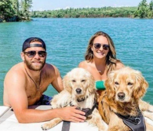 Bryan Rust and His Family