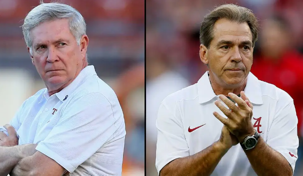 Nick Saban and Mack Brown