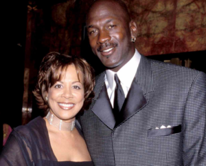 Michael Jordan and Juanita Vanoy