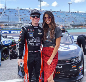 John Hunter Nemechek Wife Taylor Rocks