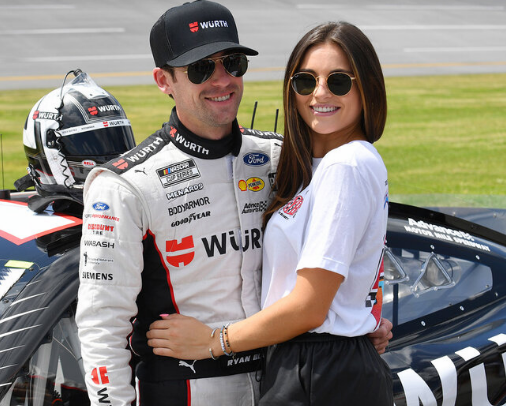 Ryan Blaney and Gianna Tulio