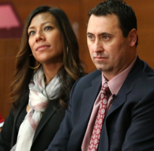 Steve Sarkisian and Stephanie Sarkisian