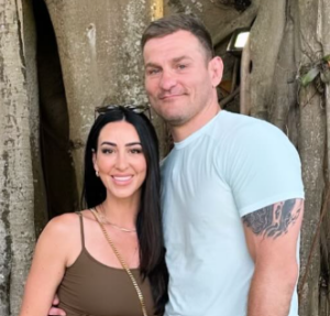 Stipe Miocic and His Wife